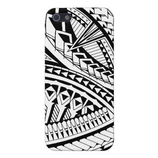 Samoan tattoo pattern case for iPhone SE/5/5s | Zazzle