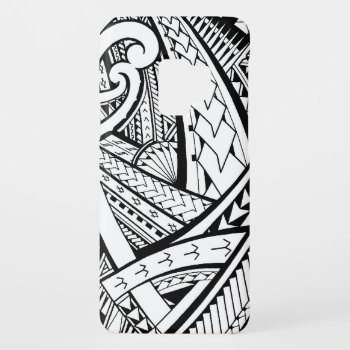 Samoan Tribal Tattoo Design With Spearheads Case-mate Samsung Galaxy S9 Case by MarkStorm at Zazzle