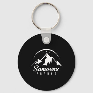 Samoëns France Ski Resort Skiing Snowboarding Souv Keychain