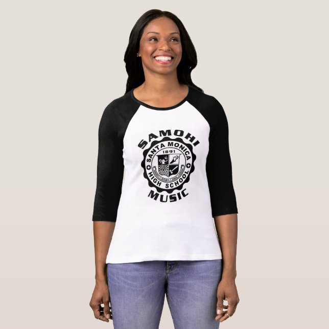Samohi Music Raglan T-Shirt (Front Full)