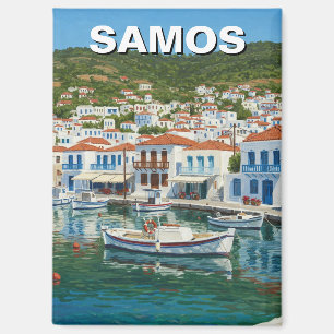 Samos Greece Travel Magnet