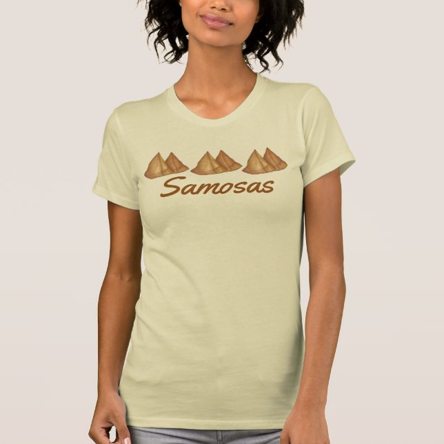 Samosas Indian Food Samosa Cooking Foodie India T-Shirt (Front)