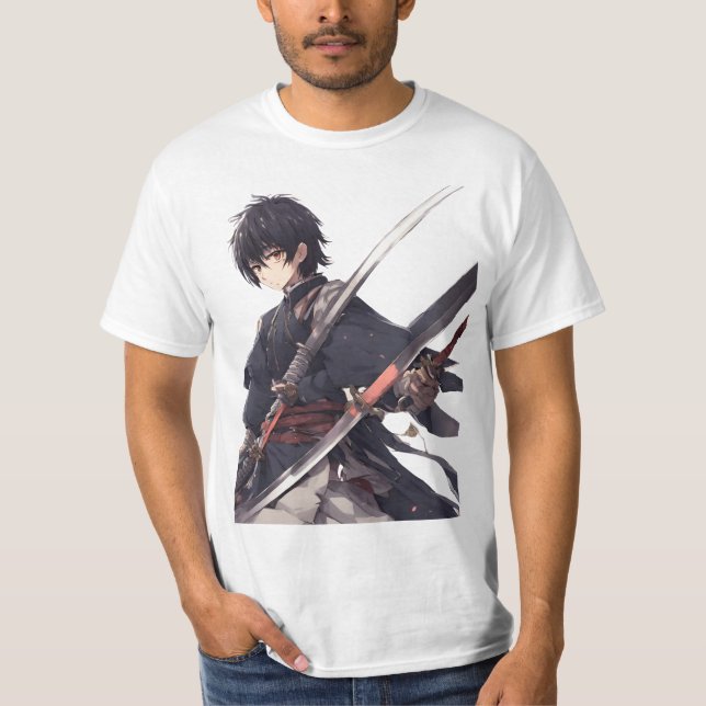 Samouraï-Warrior - T-Shirt Japanese Warrior Sword  (Front)