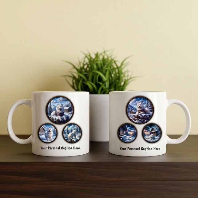 Samoyed 6-Image Coffee Mug Design (Creator Uploaded)