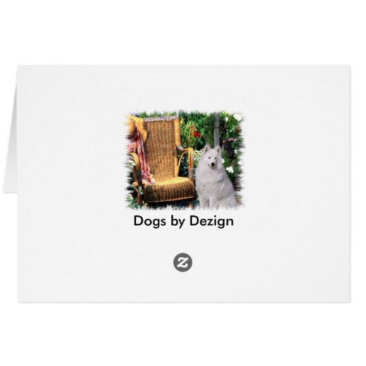 Samoyed Art Gifts (Back Horizontal)