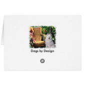 Samoyed Art Gifts Cards (Back Horizontal)