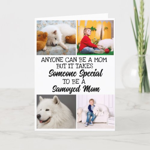 Samoyed Best Mom Mothers Day Card