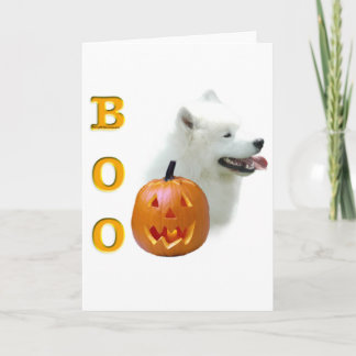 Samoyed Boo Card