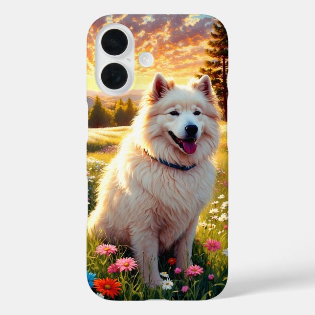 Samoyed by Lake Case-Mate iPhone Case (Back)