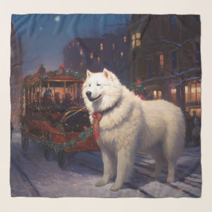 Samoyed Christmas Festive Season Scarf