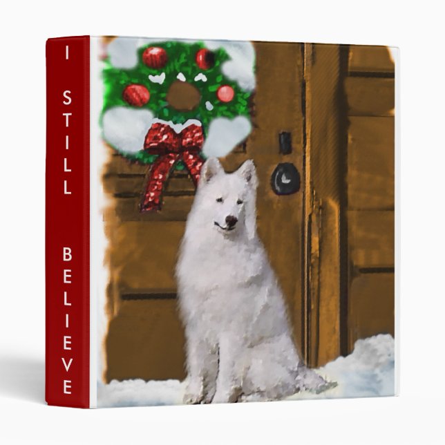 Samoyed Christmas Gifts Binder (Front/Spine)