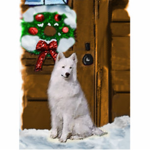 Samoyed Christmas Gifts Statuette