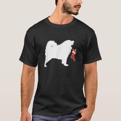 Samoyed Christmas Stocking Stuffer Dog  T-Shirt