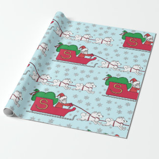 Samoyed Claus Wrapping Paper