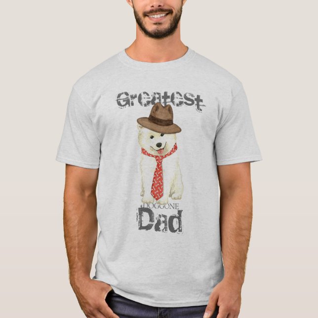 Samoyed Dad T-Shirt (Front)