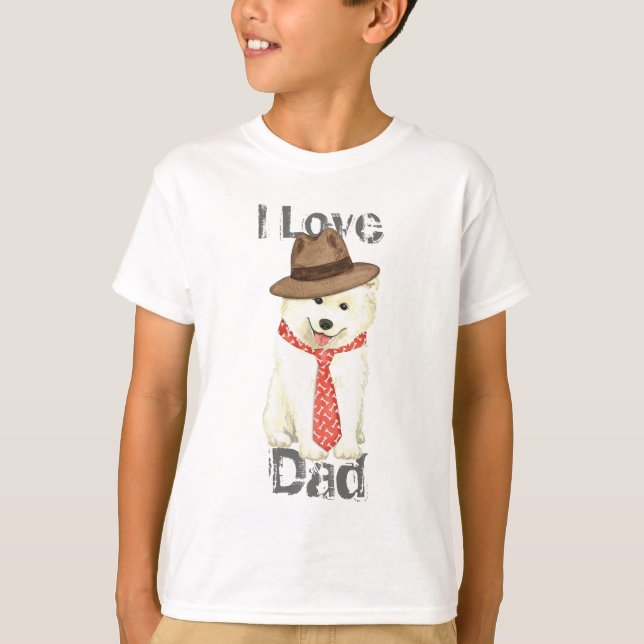 Samoyed Dad T-Shirt (Front)