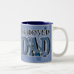Samoyed DAD Two-Tone Coffee Mug