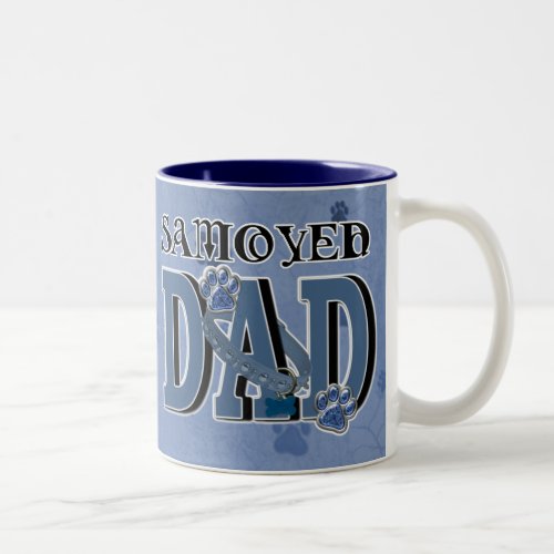 Samoyed DAD Two_Tone Coffee Mug