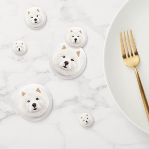 Samoyed Dog 3D Inspired Confetti