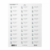 Samoyed Dog Address Label (Full Sheet)