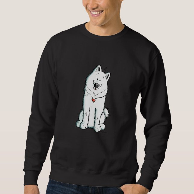 Samoyed Dog  For Samoyed Dog Fans Sweatshirt (Front)
