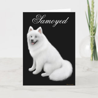 Samoyed Dog Greeting Card