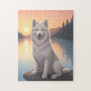 Samoyed Dog Jigsaw Puzzle