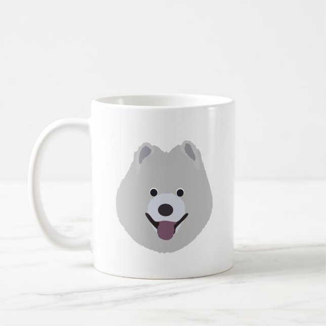 Samoyed Dog Mug (Left)