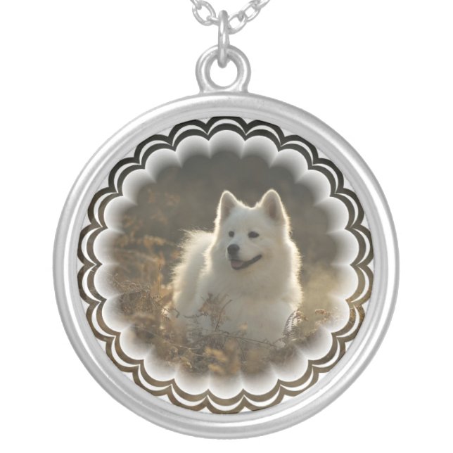 Samoyed Dog Necklace (Front)