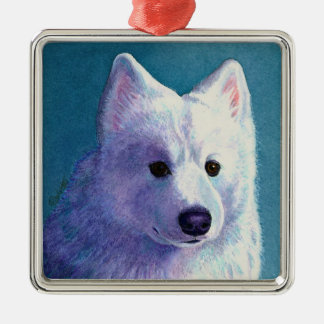 Samoyed Dog Ornament - "Buddha"