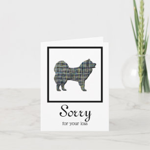 Samoyed Dog Pet Sympathy Card