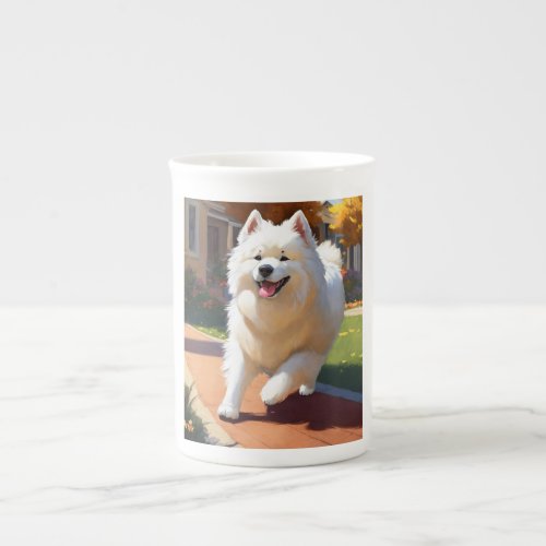 Samoyed Dog Printed Specialty Mug Bone China Mug
