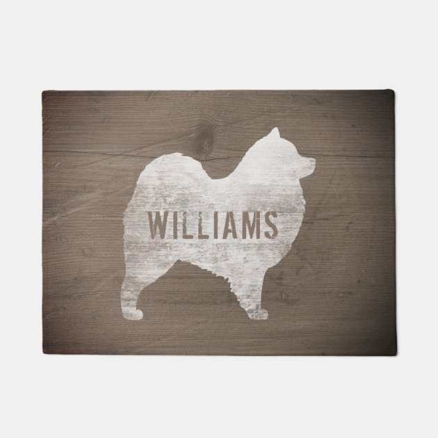 Samoyed Wood Welcome Outdoor Sign 