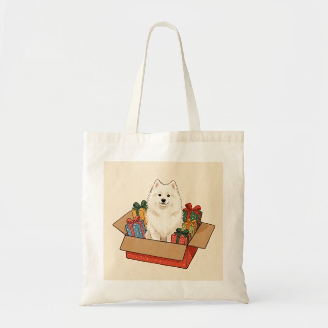 Samoyed Gift Box Surprise Tote Bag