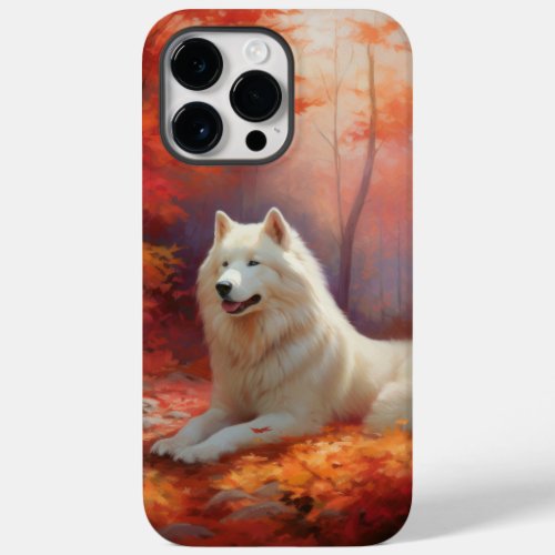 Samoyed in Autumn Leaves Fall Inspire  Case_Mate iPhone 14 Pro Max Case