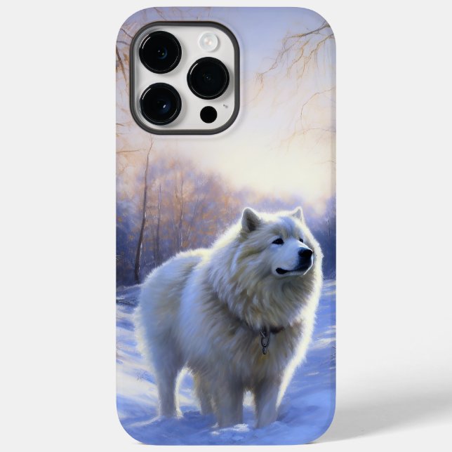 Samoyed Let It Snow Christmas Case-Mate iPhone Case (Back)