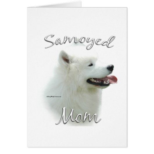 Samoyed Mom 2 Cards (Front)