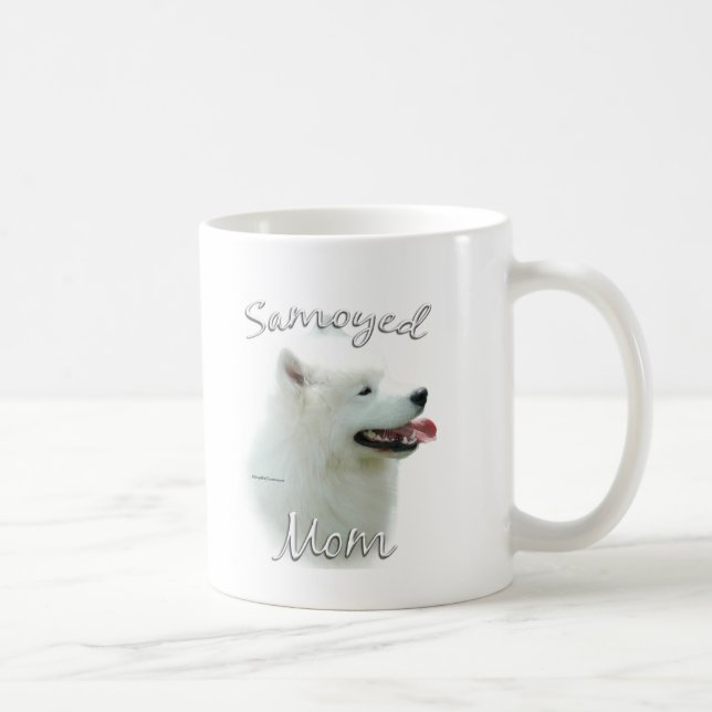 Samoyed Mom 2 Coffee Mug (Right)