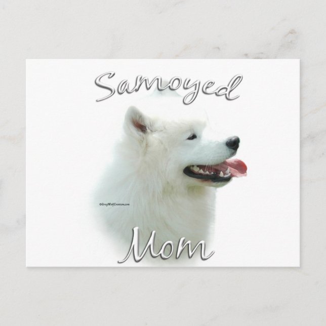 Samoyed Mom 2 Postcard (Front)