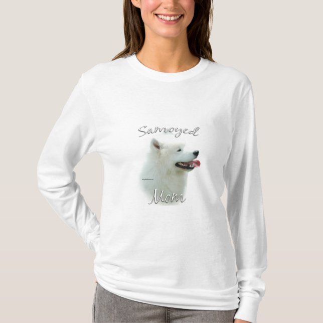 Samoyed Mom 2 T-Shirt (Front)
