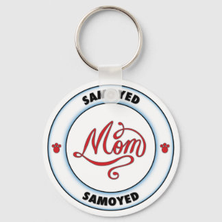 SAMOYED mom Keychain
