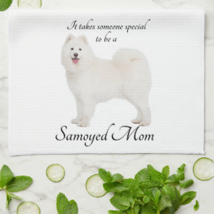 Samoyed Mom Kitchen Towel
