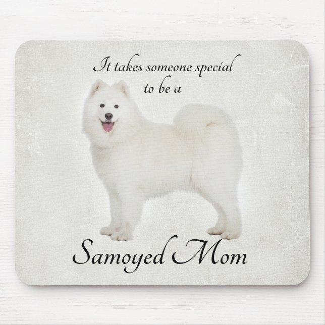 Samoyed Mom Mousepad (Front)