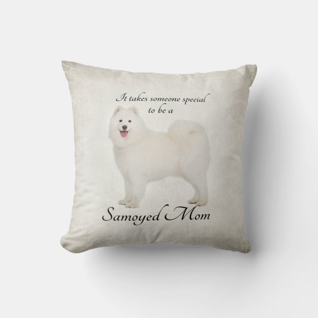Samoyed Mom Pillow (Front)