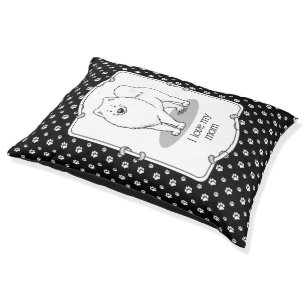 Samoyed Mom Sammie Mom (white) Cute Dog Mom Pet Bed