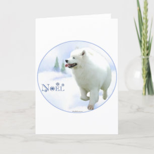 Samoyed Noel Holiday Card