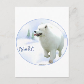 Samoyed Noel Holiday Postcard