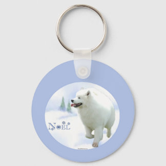 Samoyed Noel Keychain