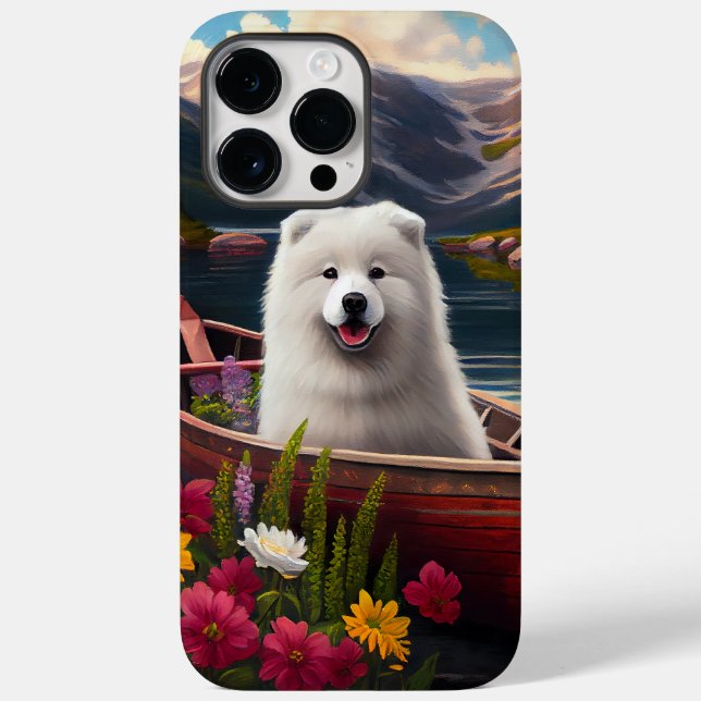 Samoyed on a Paddle: A Scenic Adventure Case-Mate iPhone Case (Back)