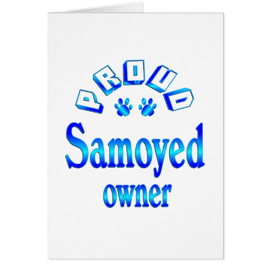 Samoyed Owner Cards (Front)